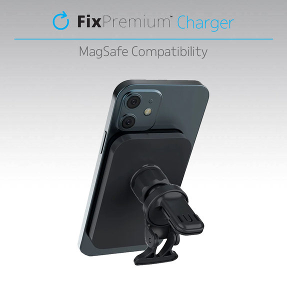 FixPremium - Autoladegerät mit MagSafe V1, schwarz