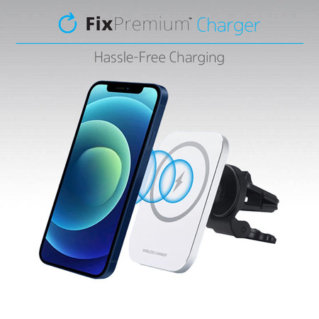 FixPremium - Autoladegerät mit MagSafe V1, weiß