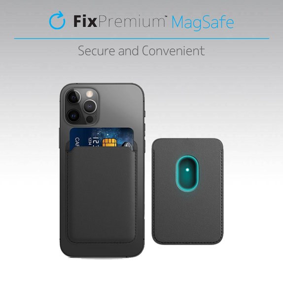 FixPremium - MagSafe Geldbörse, blau