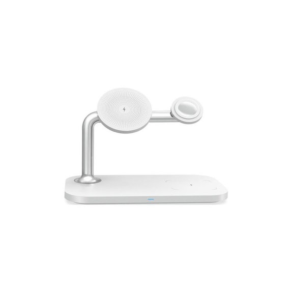 FixPremium - MagSafe 3in1 Ständer für iPhone, Apple Watch und AirPods, weiß