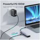 UGREEN - USB-C Hub 5in1, grau