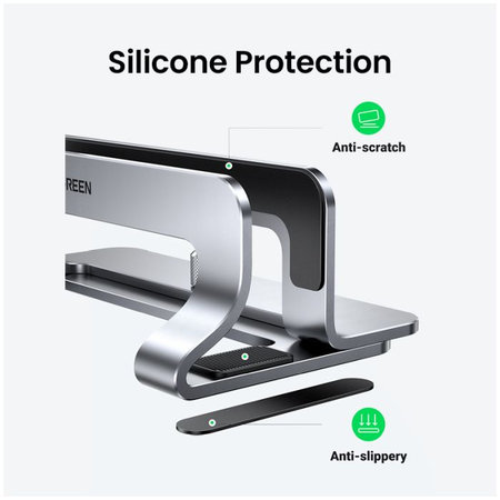 UGREEN - Notebook Halter, grau