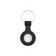 FixPremium - Silikon Schlüsselanhänger für AirTag, schwarz