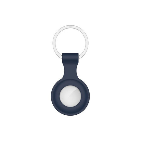 FixPremium - Silikon Schlüsselanhänger für AirTag, blau