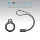 FixPremium - Lanyard Tasche für AirTag, schwarz