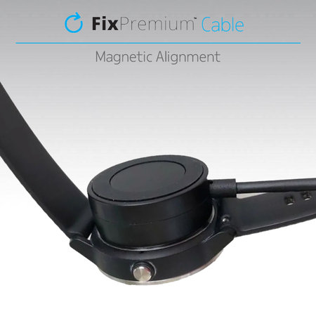 FixPremium - Ladestation für Garmin Watch, schwarz
