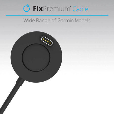 FixPremium - Ladestation für Garmin Watch, schwarz