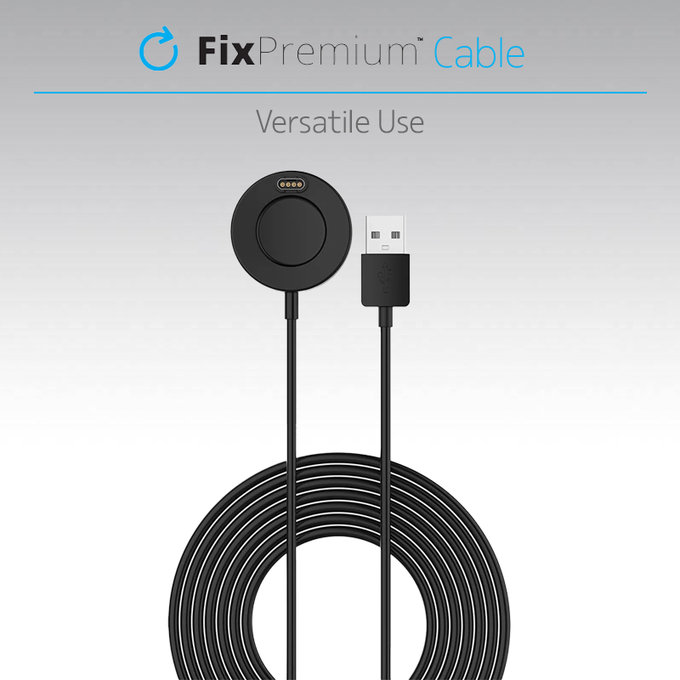 FixPremium - Ladestation für Garmin Watch, schwarz