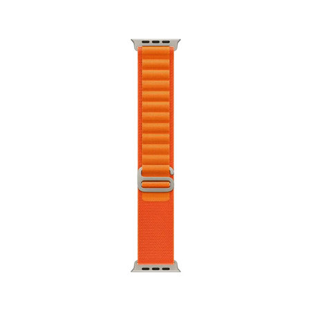 FixPremium - Alpine Loop Armband für Apple Watch (42, 44, 45 und 49mm), orange