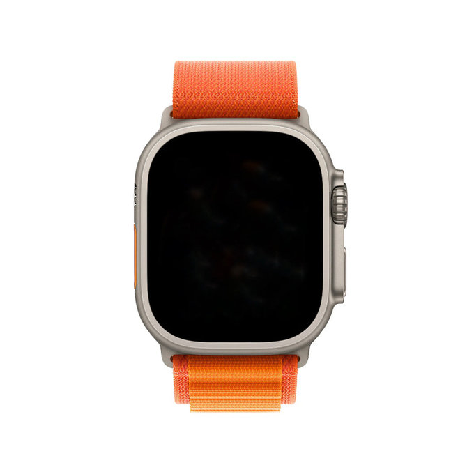 FixPremium - Alpine Loop Armband für Apple Watch (42, 44, 45 und 49mm), orange