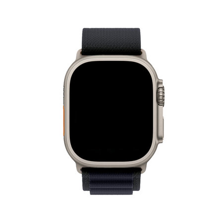 FixPremium - Alpine Loop Armband für Apple Watch (42, 44, 45 und 49mm), schwarz