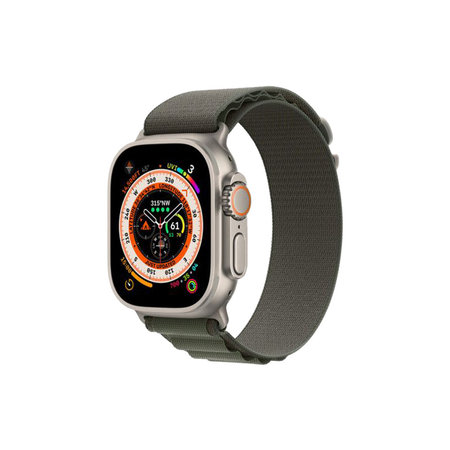 FixPremium - Alpine Loop Armband für Apple Watch (38/40/41/41mm), grün