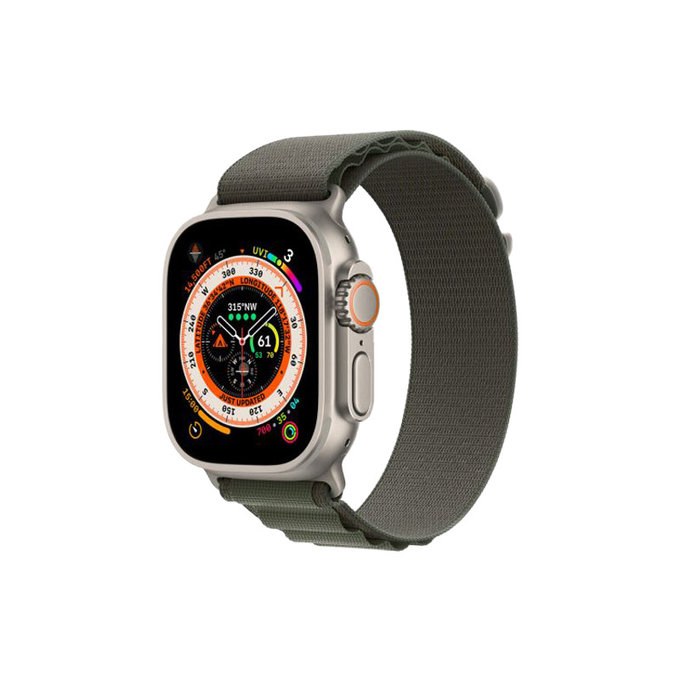 FixPremium - Alpine Loop Armband für Apple Watch (38/40/41/41mm), grün