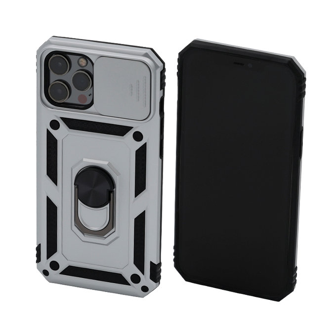 FixPremium - CamShield Hülle für iPhone 12 Pro Max, weiß