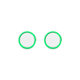FixPremium - PS4/PS5 Controller Grip Caps - 2er-Set, transparent grün