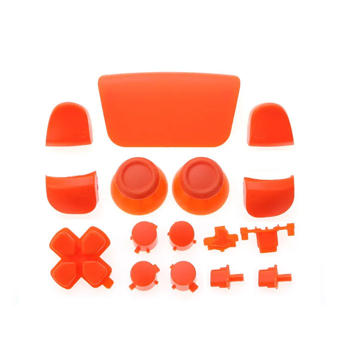 FixPremium - Dekorative Elemente für PS5 DualSense, orange