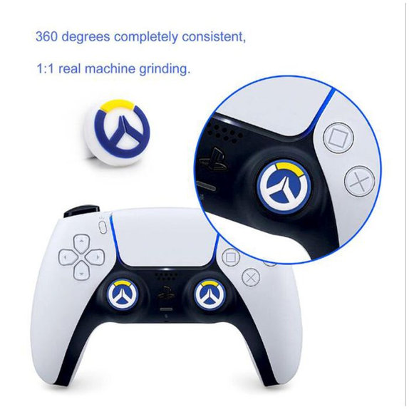 FixPremium - PS4/PS5 Skull Controller Grip Caps - 2er-Set