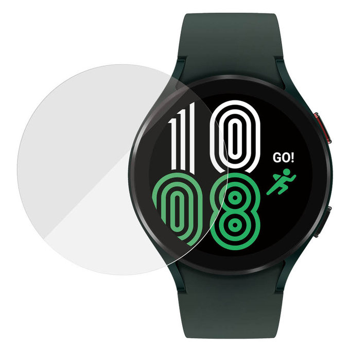 Panzerglas Flat Glass AB für Samsung Galaxy Watch4 44 mm, Klar, PanzerGlass