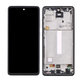 Samsung Galaxy A52 5G A526B, A52s 5G A528B - LCD Display + Touchscreen Front Glas + Rahmen (Awesome Black) OLED