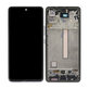 Samsung Galaxy A53 A536B - LCD Display + Touchscreen Front Glas + Rahmen (Awesome Black) TFT
