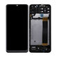 Samsung Galaxy M13 M135F - LCD Display + Touchscreen Front Glas + Rahmen (Black) TFT