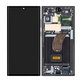 Samsung Galaxy S23 Ultra S918B - LCD Display + Touchscreen Front Glas + Rahmen (Phantom Black) - GH82-30466A, GH82-30465A Genuine Service Pack