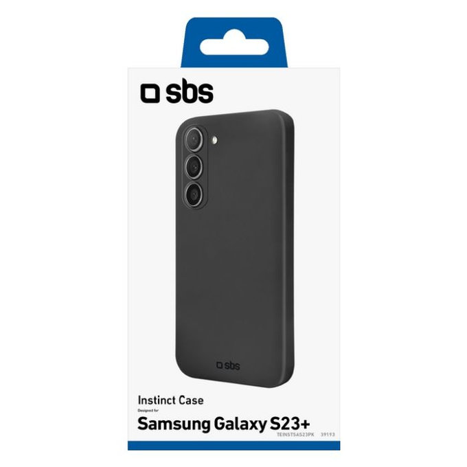 SBS - Hülle Instinct für Samsung Galaxy S23+, schwarz