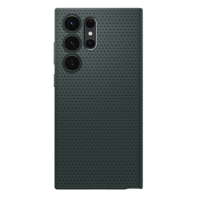 Spigen - Hülle Liquid Air für Samsung Galaxy S23 Ultra, abyss green