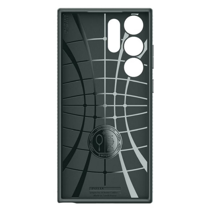 Spigen - Hülle Liquid Air für Samsung Galaxy S23 Ultra, abyss green