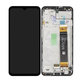 Samsung Galaxy A23 4G A235F - LCD Display + Touchscreen Front Glas + Rahmen (Black) - GH82-28563A, GH82-28657A Genuine Service Pack