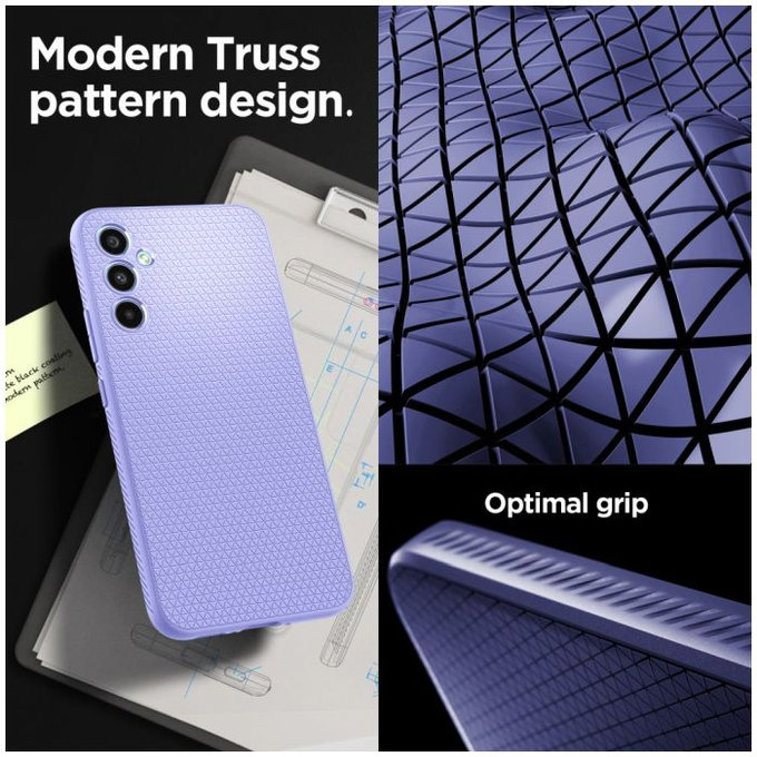 Spigen - Hülle Liquid Air für Samsung Galaxy A34 5G, awesome violet