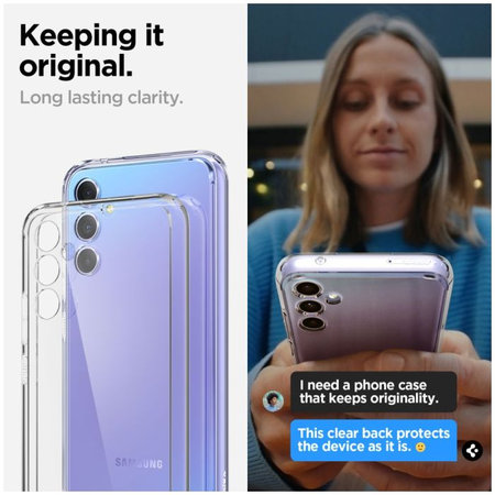 Spigen - Hülle Ultra Hybrid für Samsung Galaxy A34 5G, crystal clear