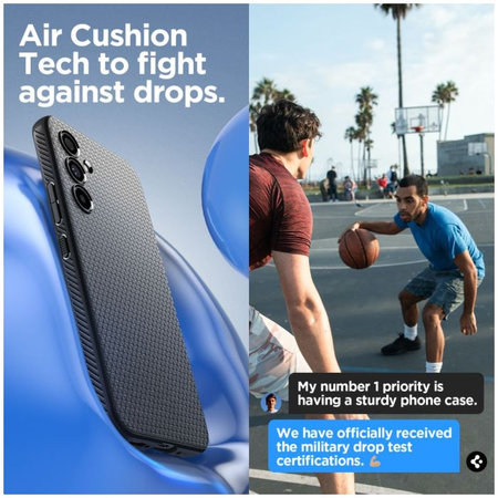 Spigen - Hülle Liquid Air für Samsung Galaxy A54 5G, matte black