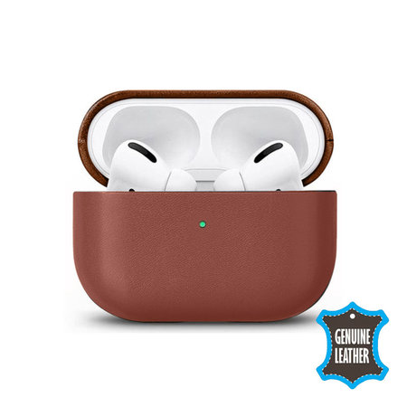 FixPremium - Lederetui für AirPods Pro, braun