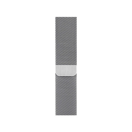 FixPremium - Remienok Milanese Loop pre Apple Watch (42, 44, 45 und 49mm), silber