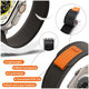 FixPremium - Remienok Trail Loop pre Apple Watch (38, 40 und 41mm), schwarz