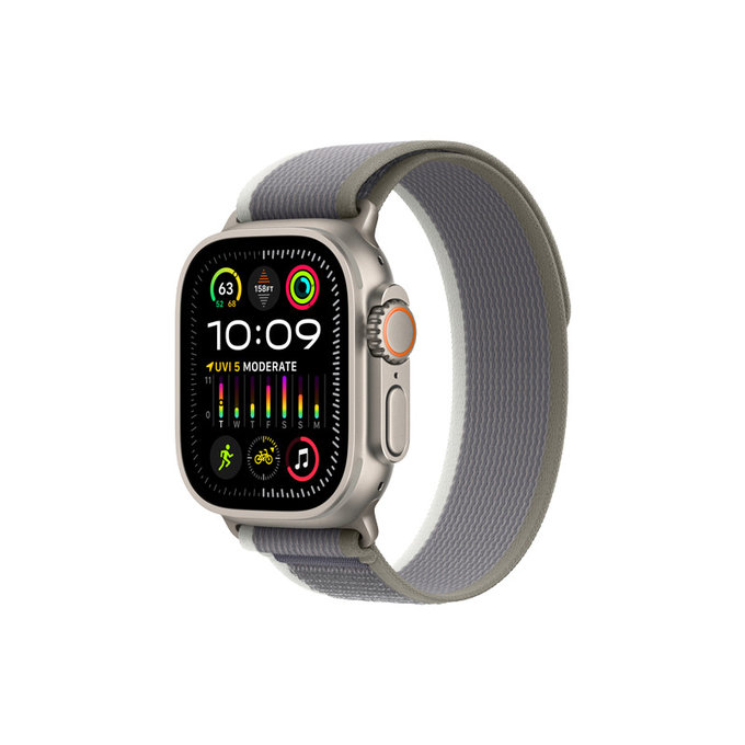 FixPremium - Remienok Trail Loop pre Apple Watch (38, 40 und 41mm), grau