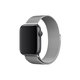 FixPremium - Remienok Milanese Loop pre Apple Watch (38, 40 und 41mm), silber
