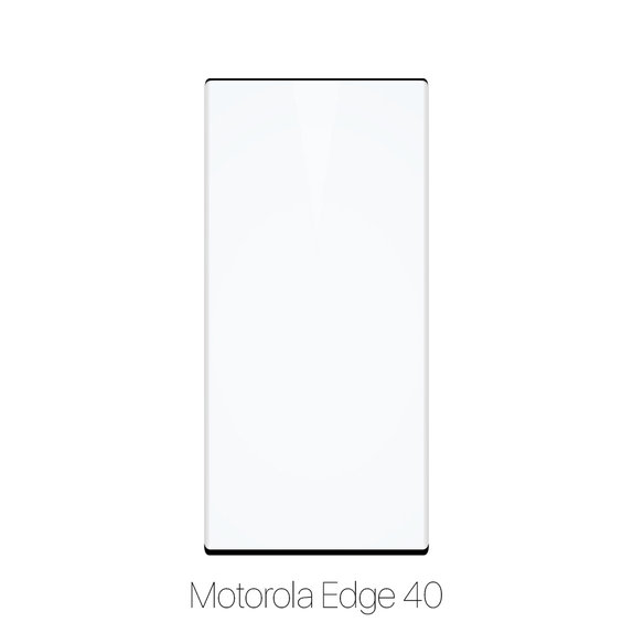 FixPremium Glass - 3D Gehärtetes Glas für Motorola Edge 40
