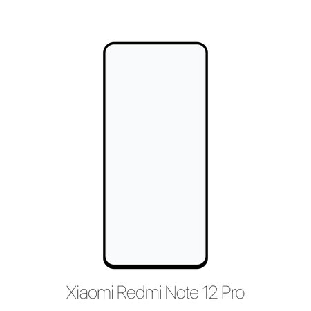 FixPremium FullCover Glass - Gehärtetes Glas für Xiaomi Redmi Note 12 Pro