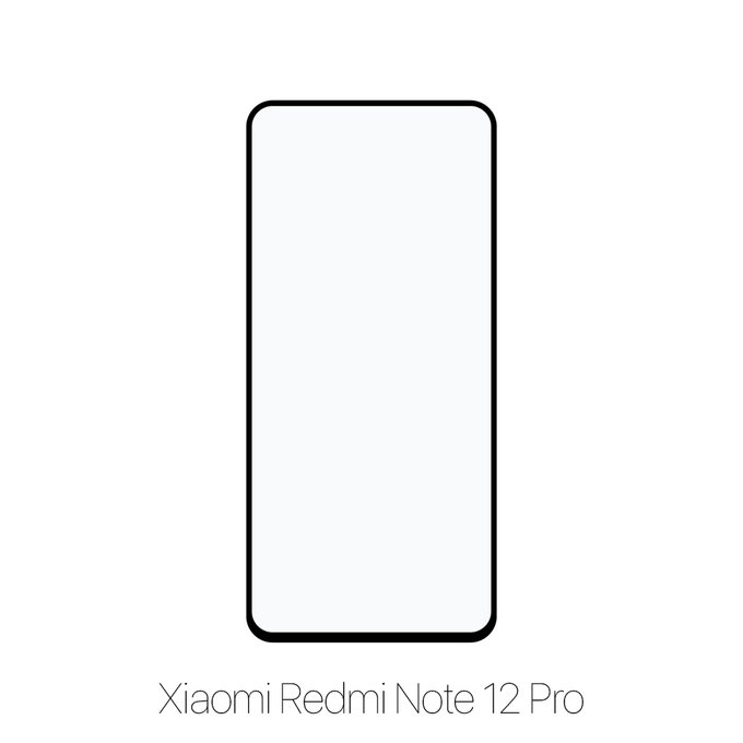 FixPremium FullCover Glass - Gehärtetes Glas für Xiaomi Redmi Note 12 Pro