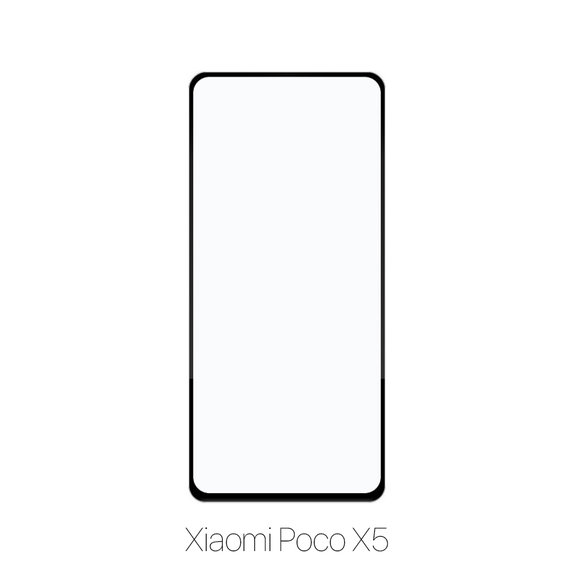 FixPremium FullCover Glass - Gehärtetes Glas für Poco X5