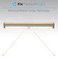 FixPremium - LED-Nachtlicht mit Bewegungssensor (warmes Gelb), (0.2m), weiß