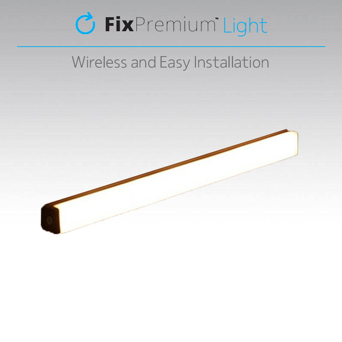 FixPremium - LED-Nachtlicht mit Bewegungssensor (warmes Gelb), (0.2m), weiß