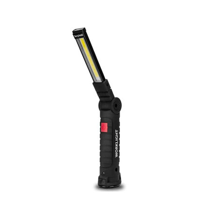 FixPremium - LED Camping-Taschenlampe, schwarz