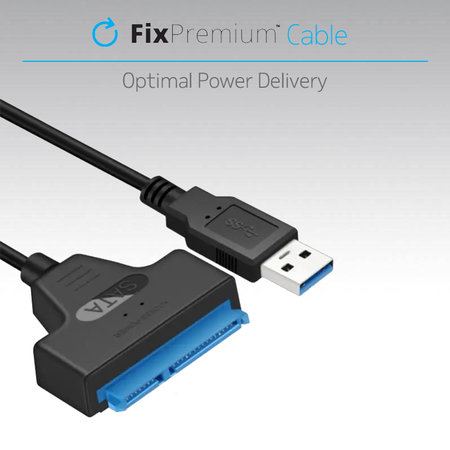 FixPremium - Kabel - USB / SATA 2.5", schwarz