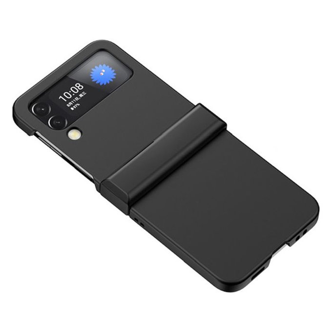 FixPremium - Silikonhülle für Samsung Galaxy Z Flip 4, schwarz