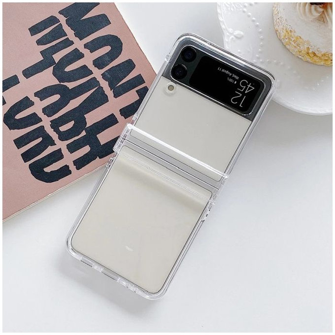 FixPremium - Silikonhülle für Samsung Galaxy Z Flip 4, transparent