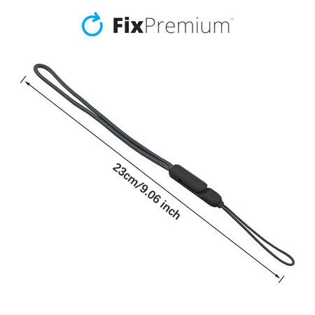 FixPremium - Gurt für AirPods Pro 2, schwarz