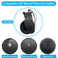 Xiaomi Roborock S5 Max, S6 Pure, S7 - Rad mit Motor (Links) (Schwarz)